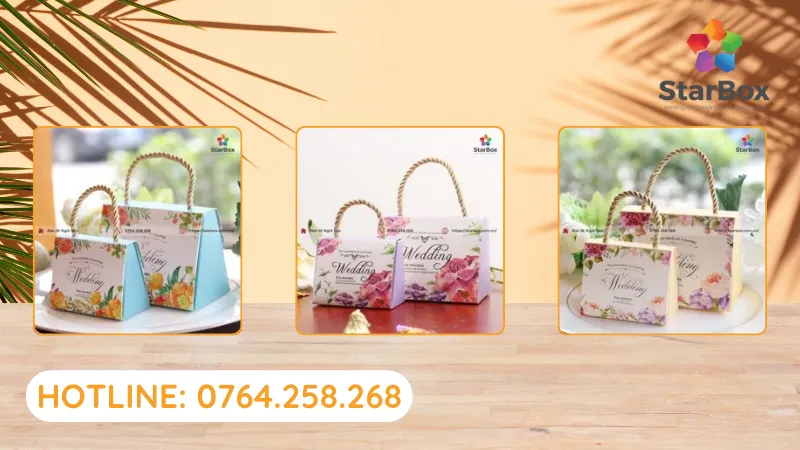 Các set quà được in đẹp mắt