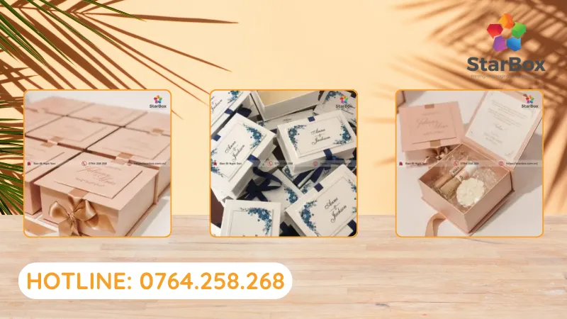 In hộp quà tặng từ các chất liệu tốt nhất