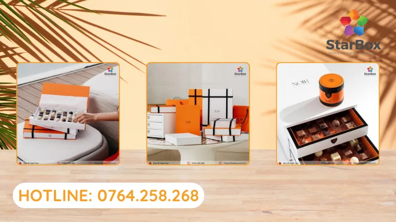 Hộp quà tặng được in ấn tại Startbox